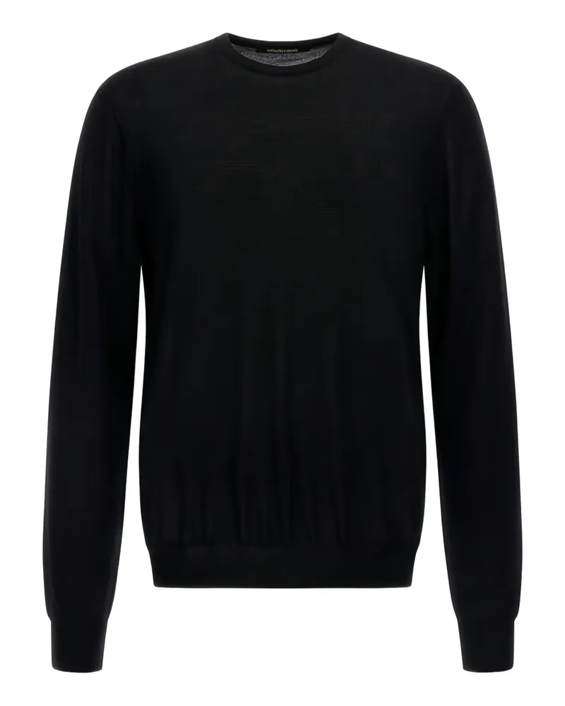 Roberto Cavalli Pullover mit Stickerei - Schwarz Schwarz