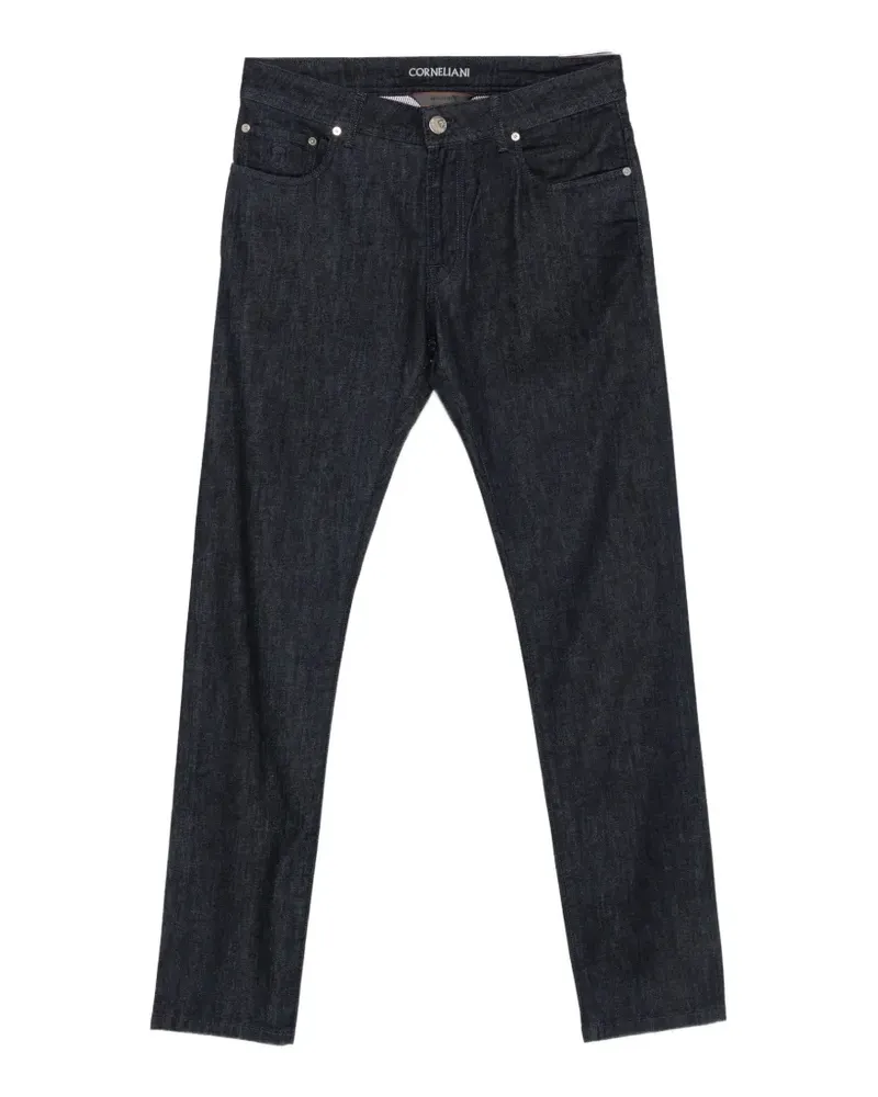 Corneliani Jeans mit Logo-Patch - Blau Blau