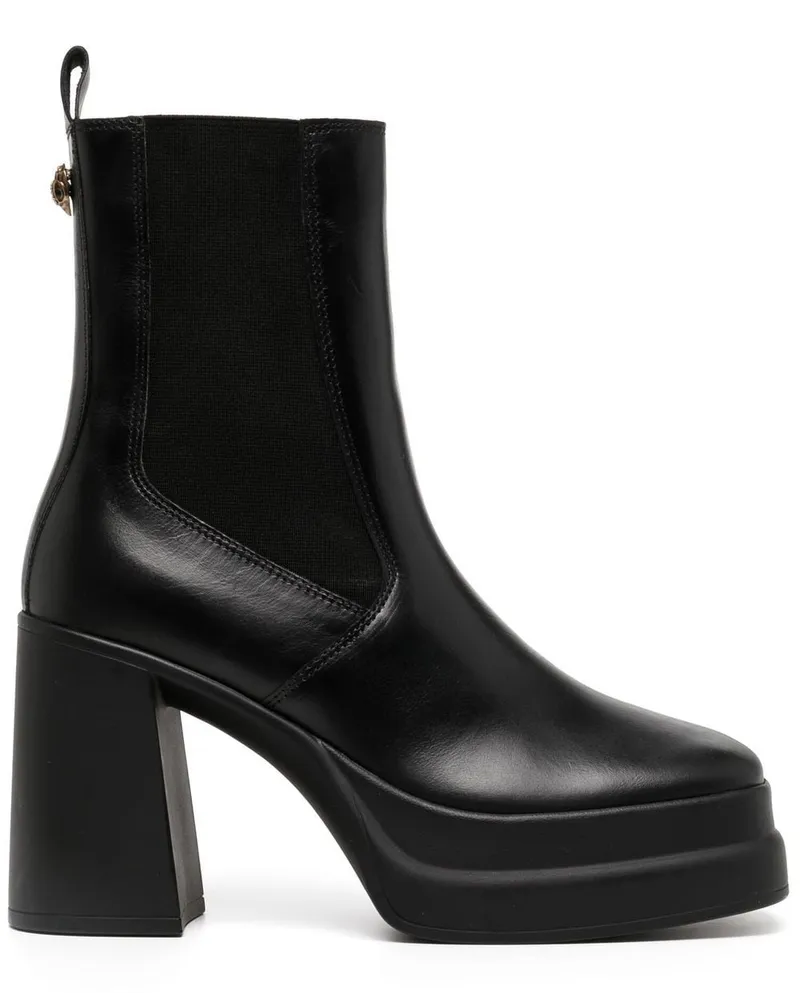 Kurt Geiger Chelsea-Boots mit Blockabsatz Schwarz