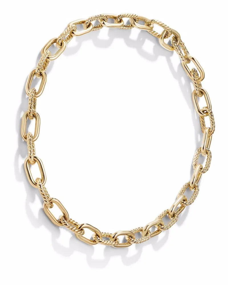 David Yurman 18kt Gelbgoldhalskette 11mm Gold