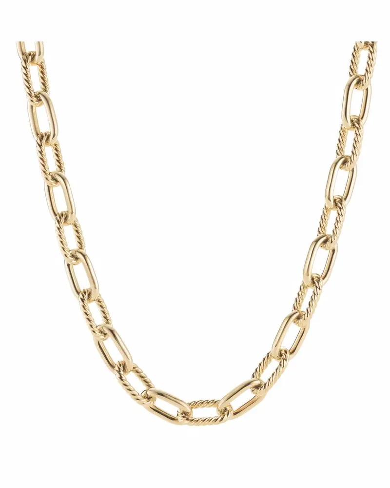 David Yurman 18kt Gelbgoldhalskette 11mm Gold