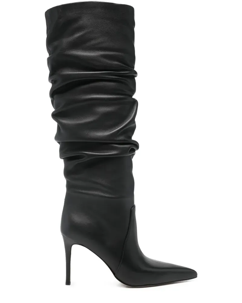 Michael Kors slouchy pointed-toe boots - Schwarz Schwarz