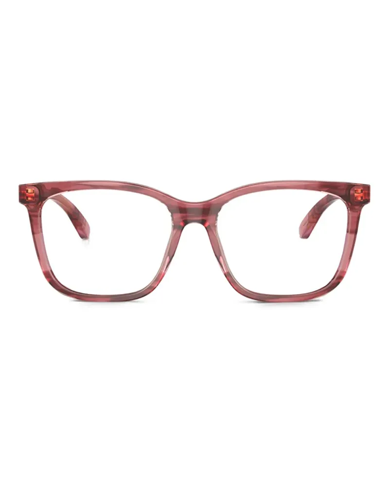 Emporio Armani Brille mit eckigem Gestell - Rosa Rosa