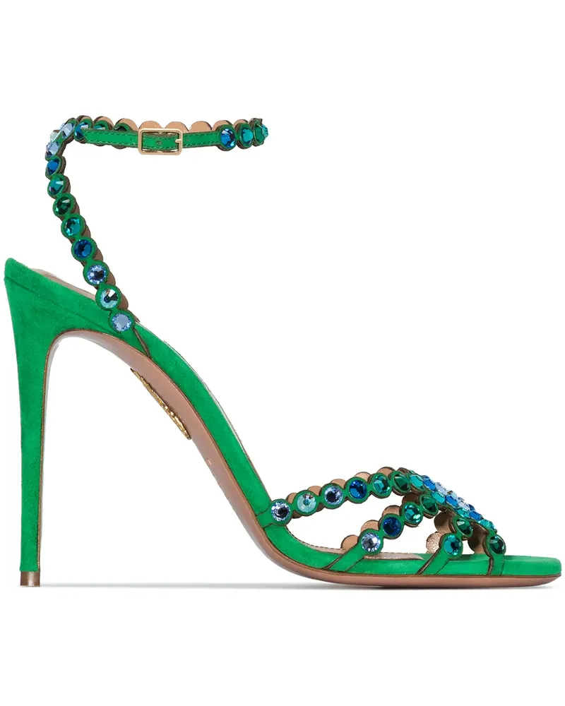 Aquazzura Tequila Sandalen 105mm - Grün Grün