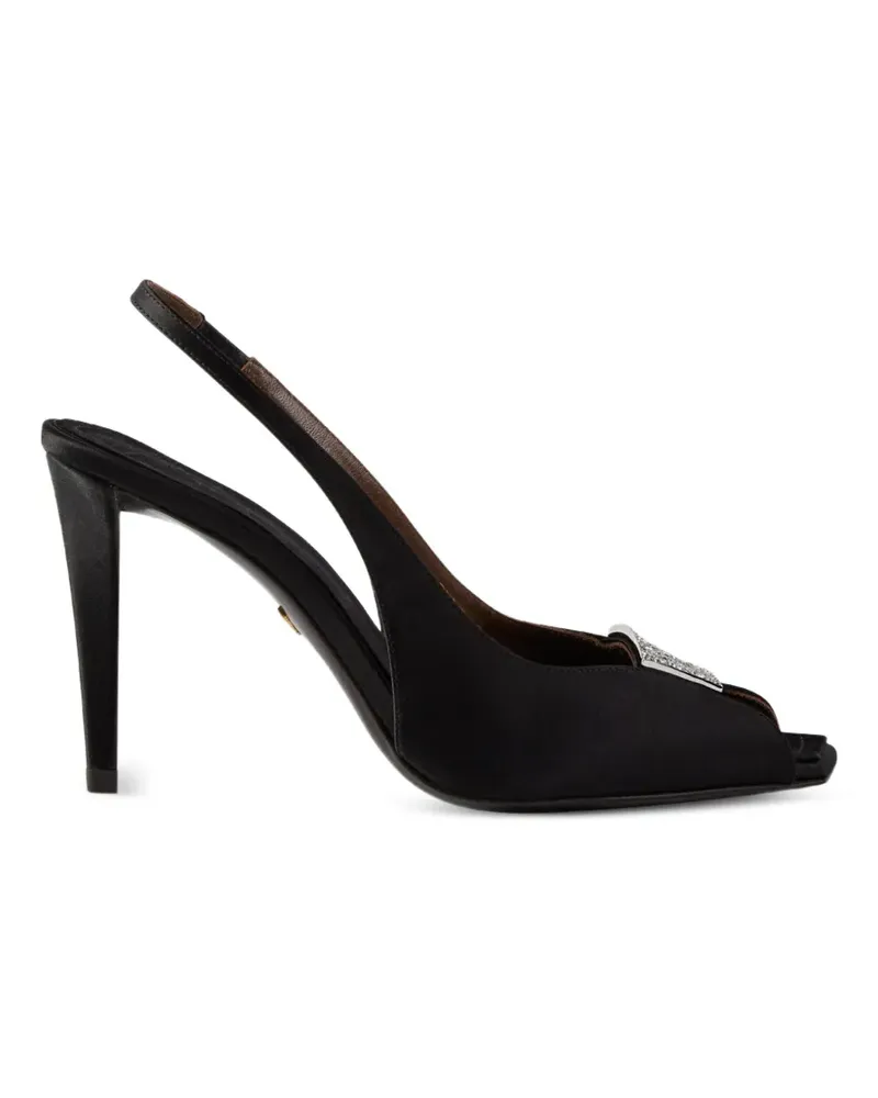 Giuseppe Zanotti La Nuit Slingback-Pumps 90mm - Schwarz Schwarz