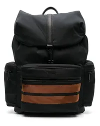 Ermenegildo Zegna Rucksack mit Streifen Schwarz