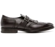 Monk-Schuhe mit Lochmusterdetail