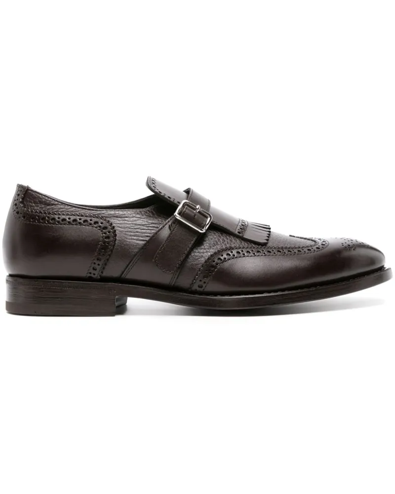 Henderson Monk-Schuhe mit Lochmusterdetail Braun