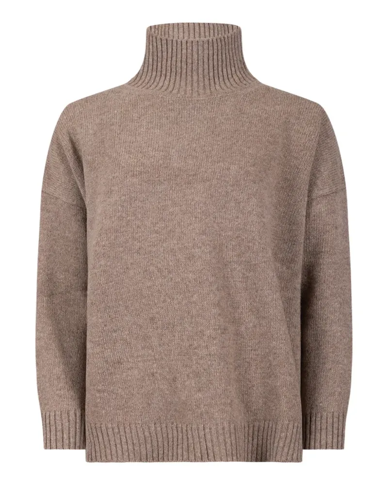 Max Mara Pullover mit tiefen Schultern - Braun Braun