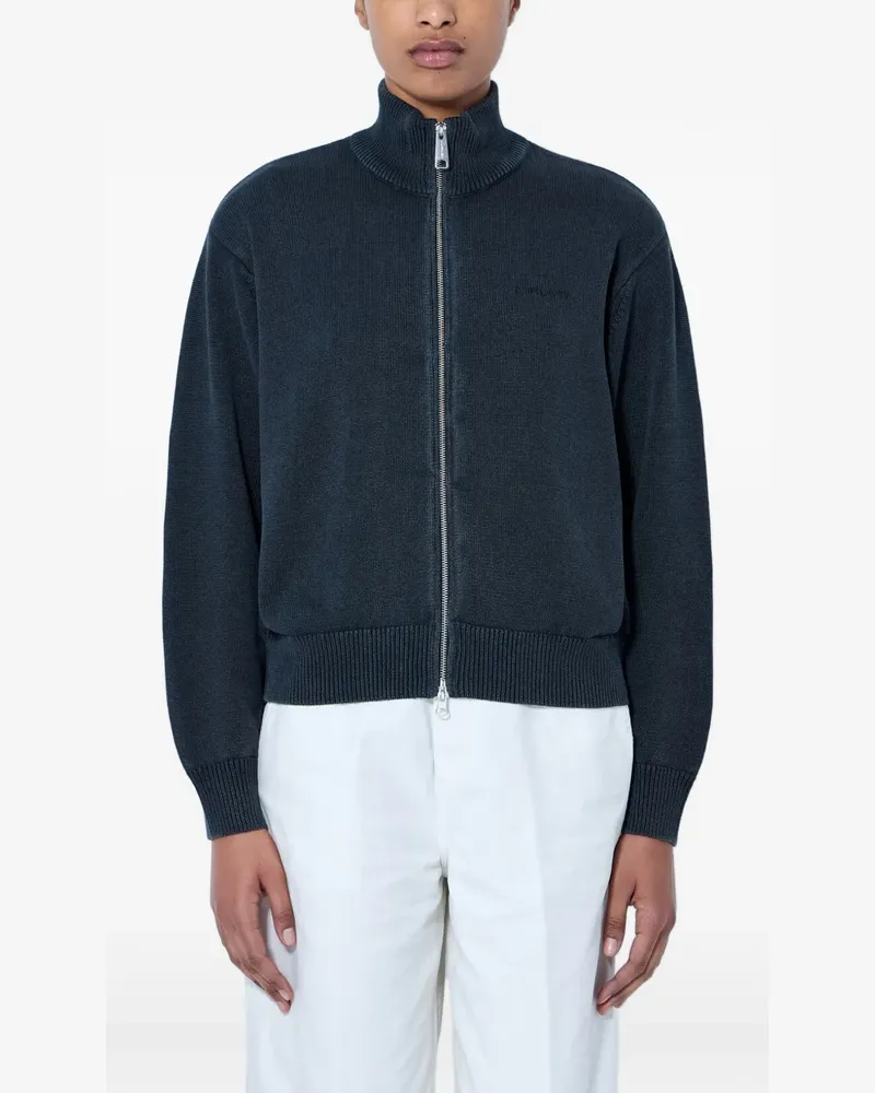 Carhartt WIP Kori high-neck zip-up cardigan - Blau Blau