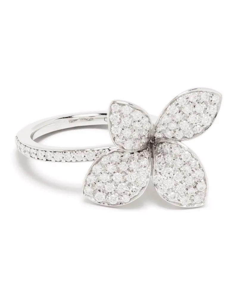 Pasquale Bruni 18kt Petit Garden Weißgoldrinng mit Diamanten - Silber Silber