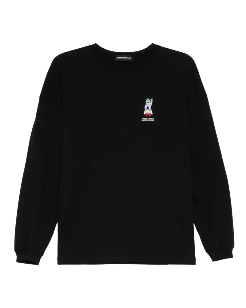 Undercover Sweatshirt mit grafischem Print - Schwarz Schwarz