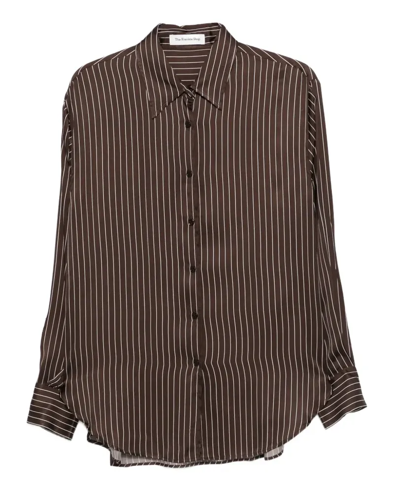 FRANKIE Shop striped shirt - Braun Braun