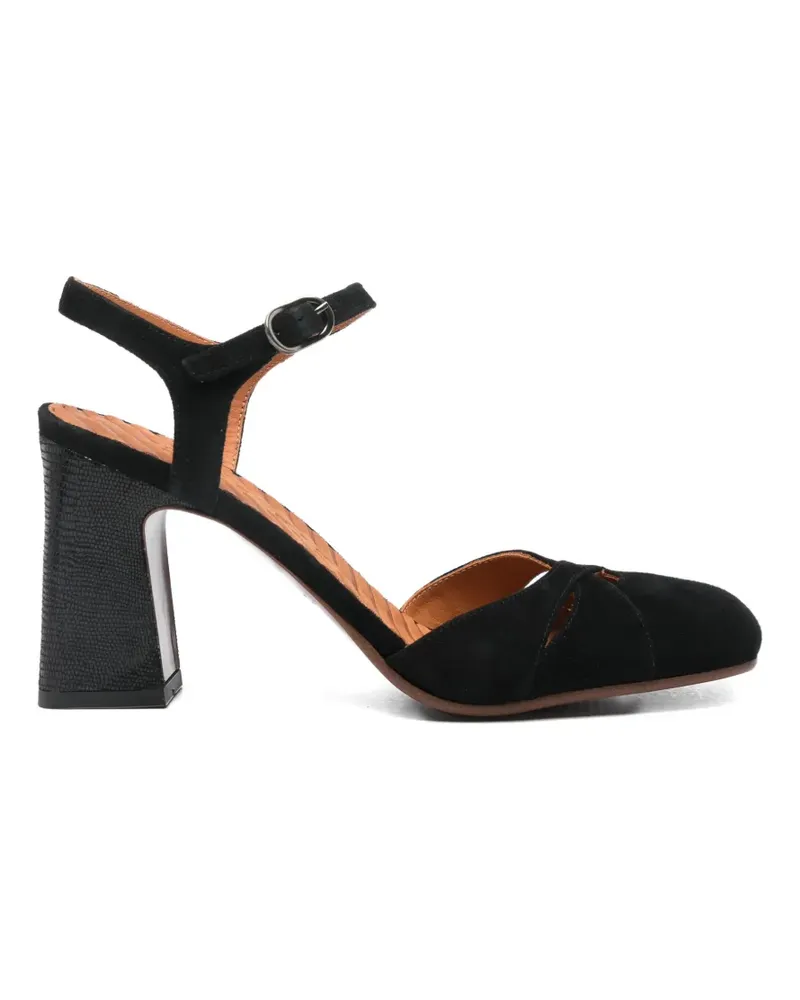 Chie Mihara Oidina Pumps mit überkreuzten Riemen - Schwarz Schwarz