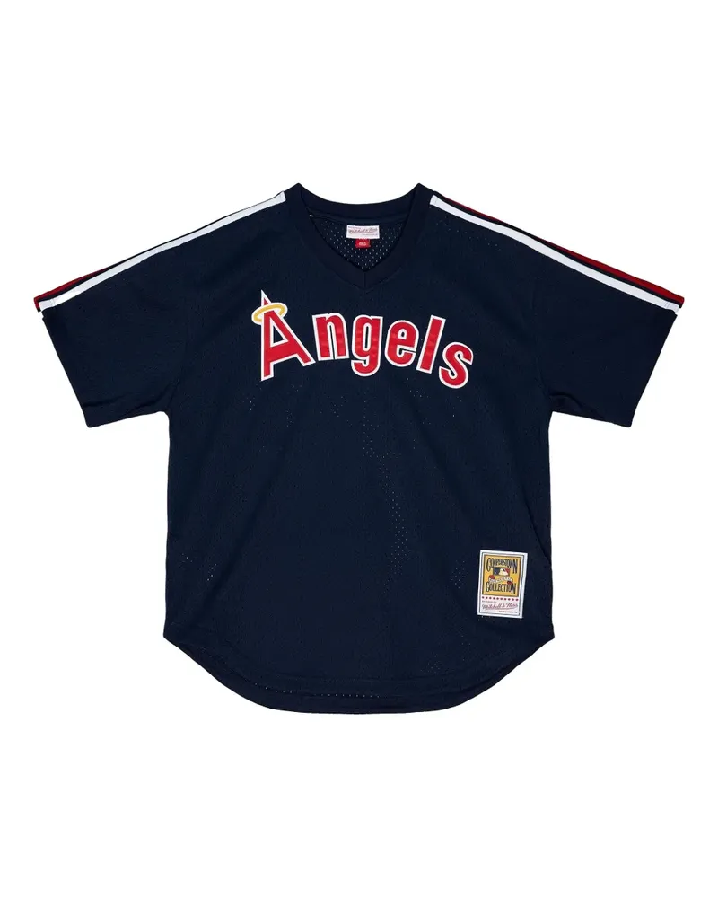 Mitchell & Ness MLB Angels 1984 Reggie Jackson T-Shirt - Blau Blau