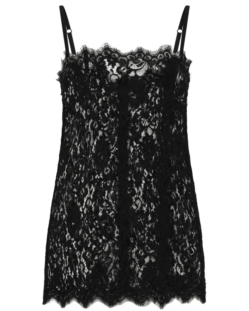 Dolce & Gabbana Camisole-Top aus Spitze - Schwarz Schwarz