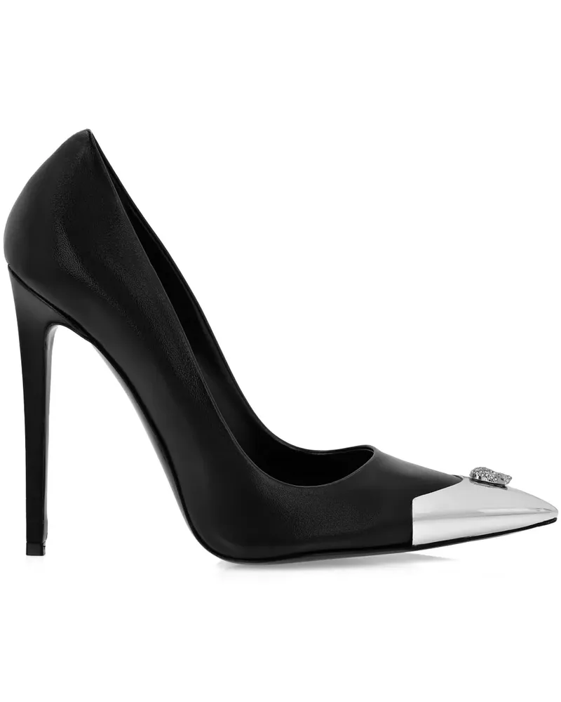 Philipp Plein Decollete Pumps 120mm - Schwarz Schwarz