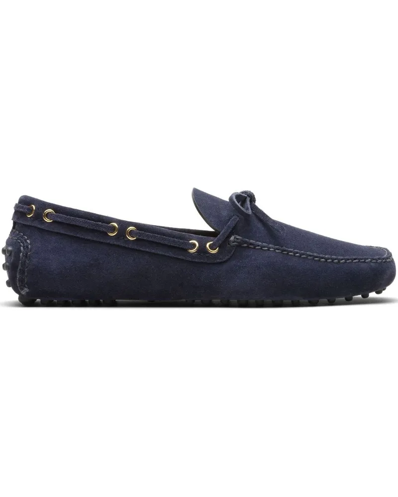 Car Shoe Loafer aus Wildleder - Blau Blau