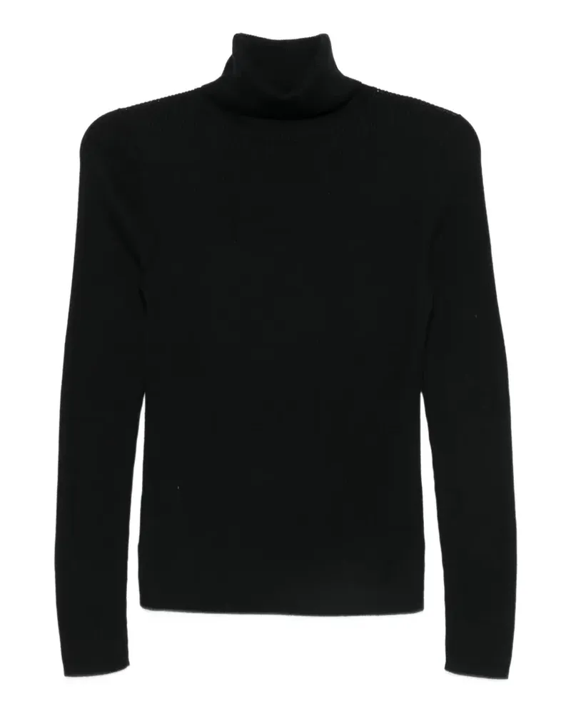 Marc O'Polo ribbed-knit turtleneck sweater - Schwarz Schwarz