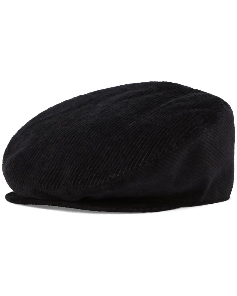 Dolce & Gabbana Schiebermütze aus Cord - Schwarz Schwarz