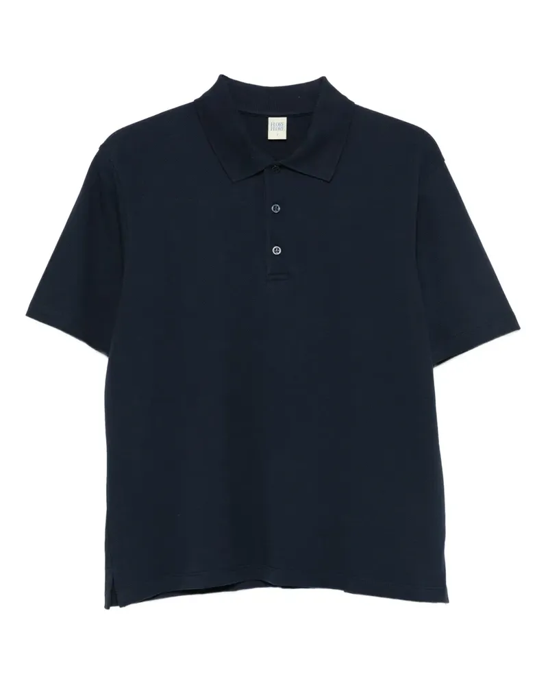 Flore Flore Poloshirt mit drei Knöpfen - Blau Blau