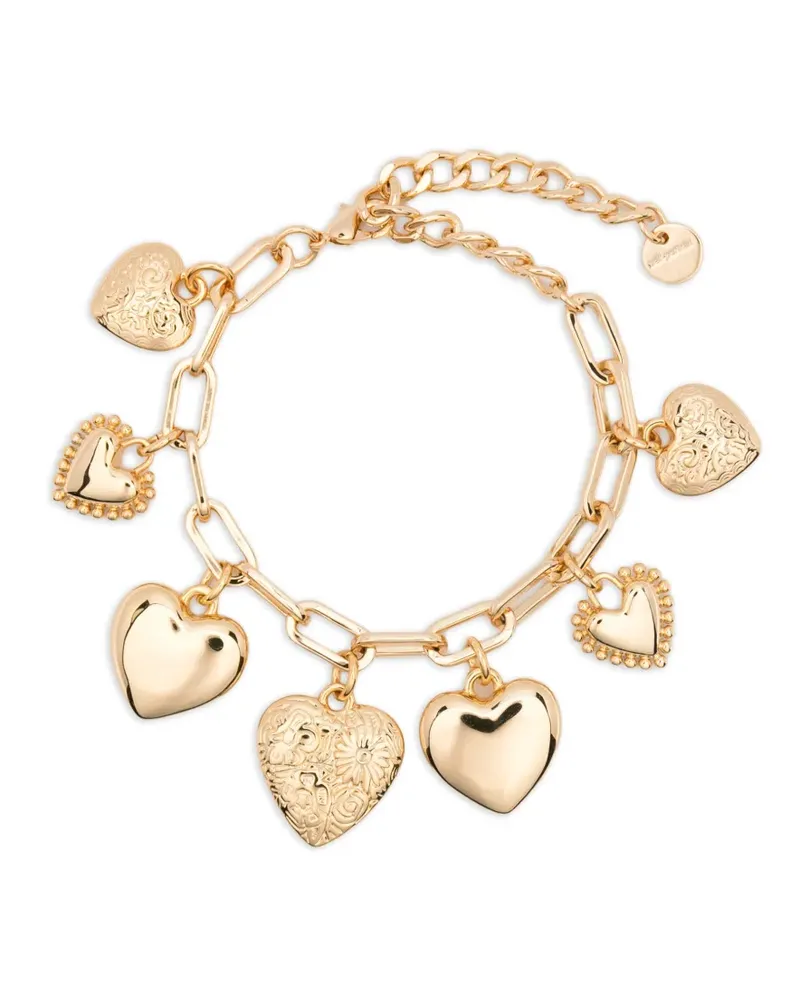 Self-Portrait Armband mit Herzanhänger - Gold Gold