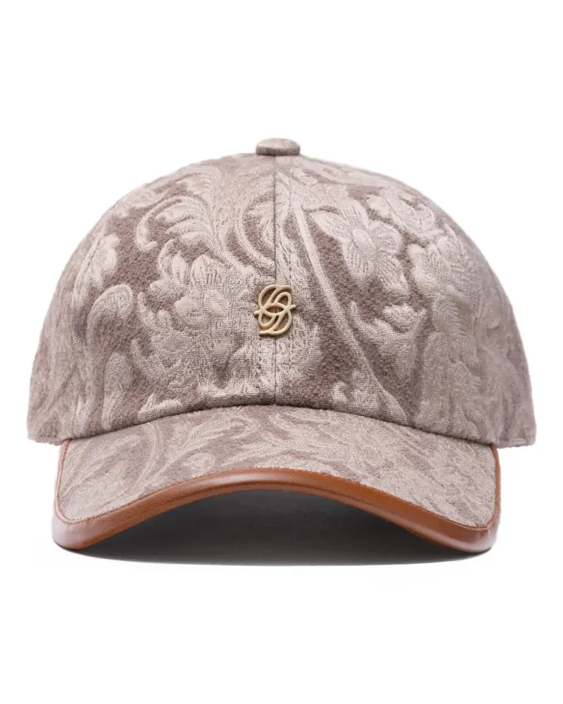 Drôle de Monsieur La Casquette Jacquard-Baseballkappe - Nude Nude