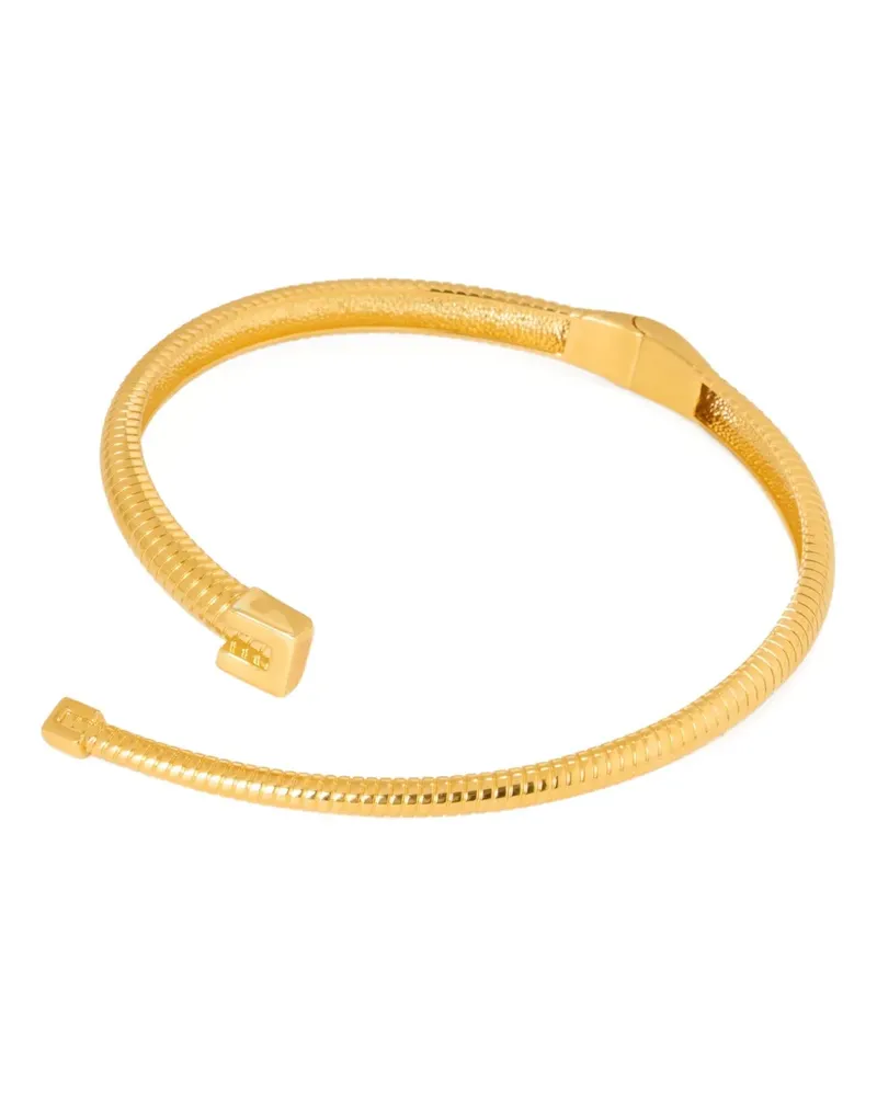 Elisabetta Franchi Halskette mit Schlangenmuster - Gold Gold