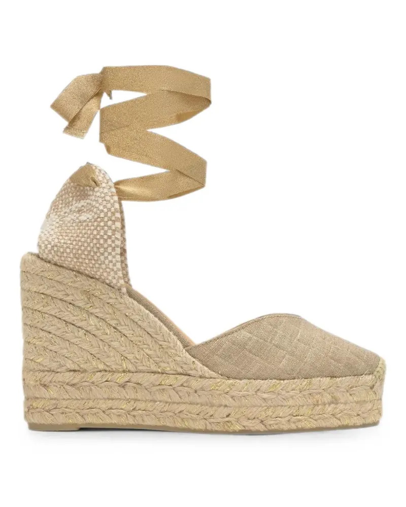 Castañer Chiara wedge espadrilles - Nude Nude