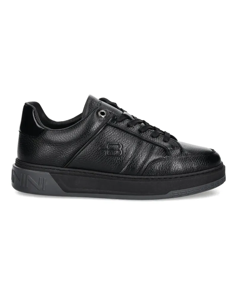 Baldinini embossed-logo panelled sneakers - Schwarz Schwarz