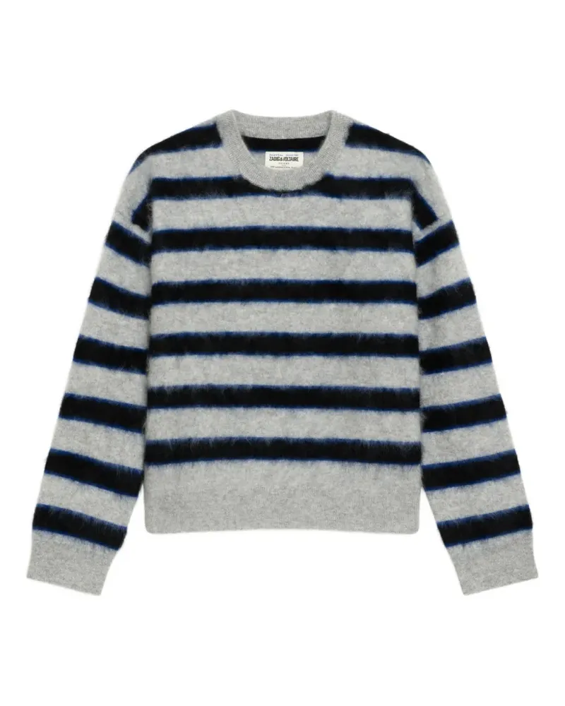 Zadig & Voltaire Markuz Pullover aus 100% Kaschmir - Grau Grau