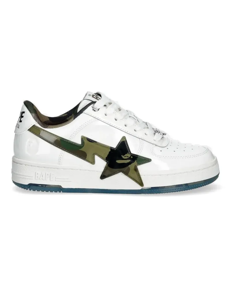 BAPE Sneakers mit Sternverzierung - Weiß Weiß