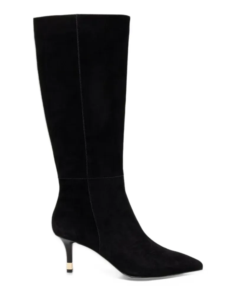 Furla Aria pointed-toe suede boots - Schwarz Schwarz