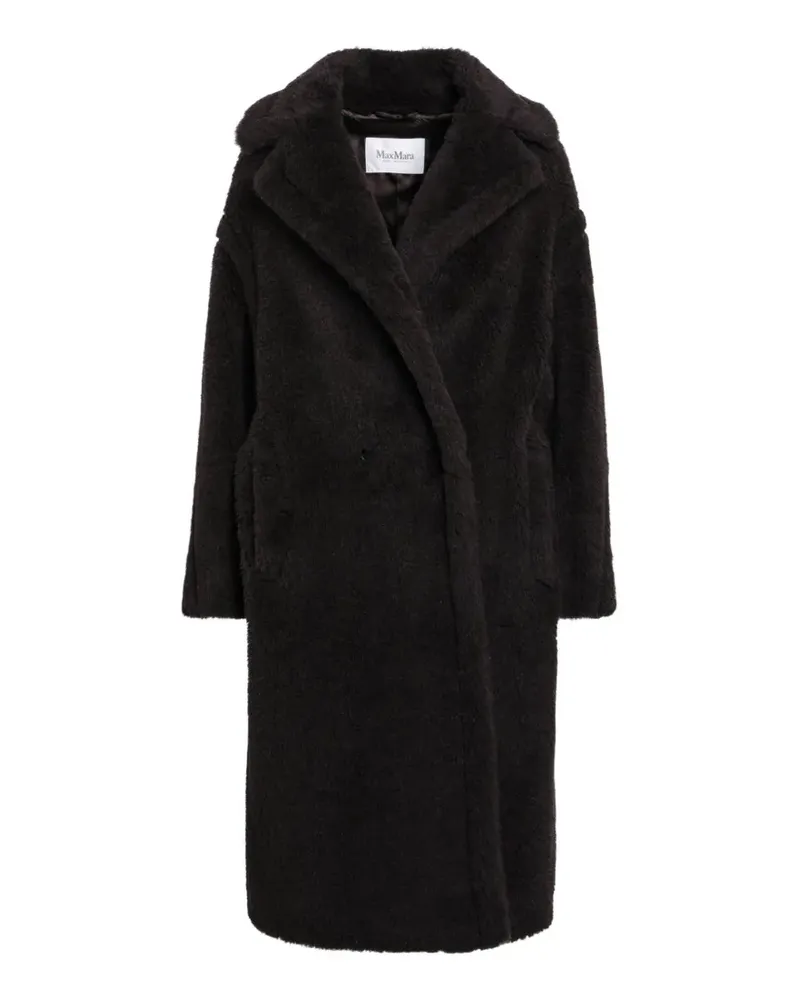 Max Mara Teddy Bear Icon Coat in alpaca and wool - Braun Braun