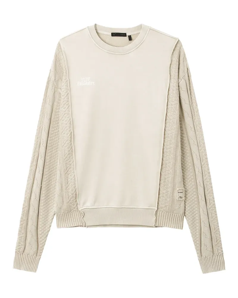 FIVE CM Pullover mit Zopfmuster - Nude Nude