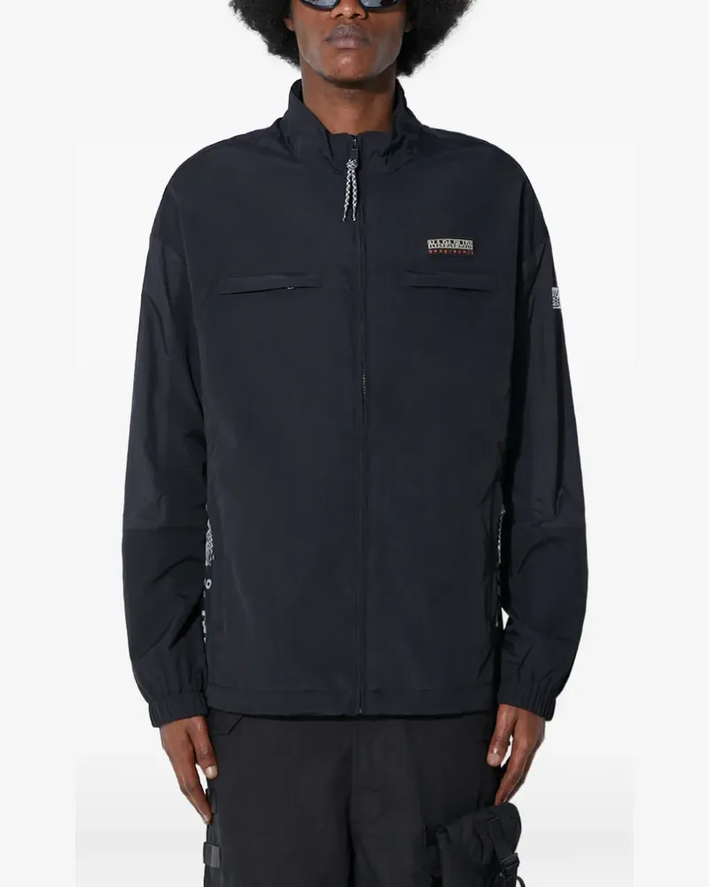 Napapijri zip-fastening jacket - Schwarz Schwarz