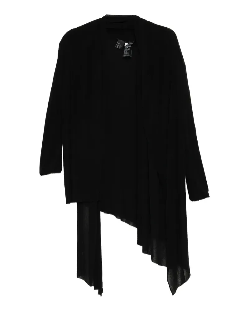 Yohji Yamamoto asymmetric jacket - Schwarz Schwarz