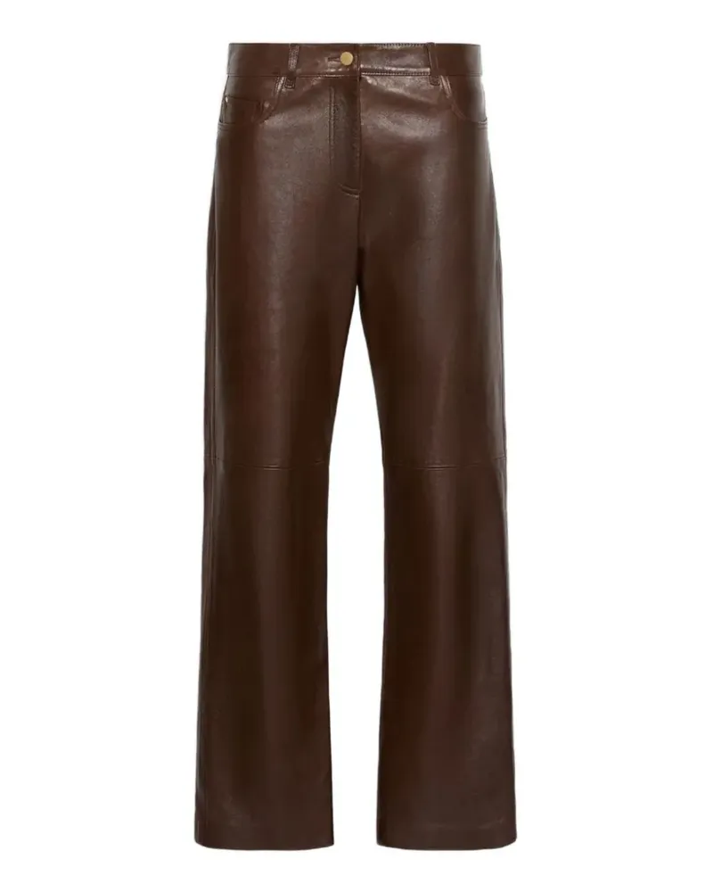 Max Mara leather trousers - Braun Braun