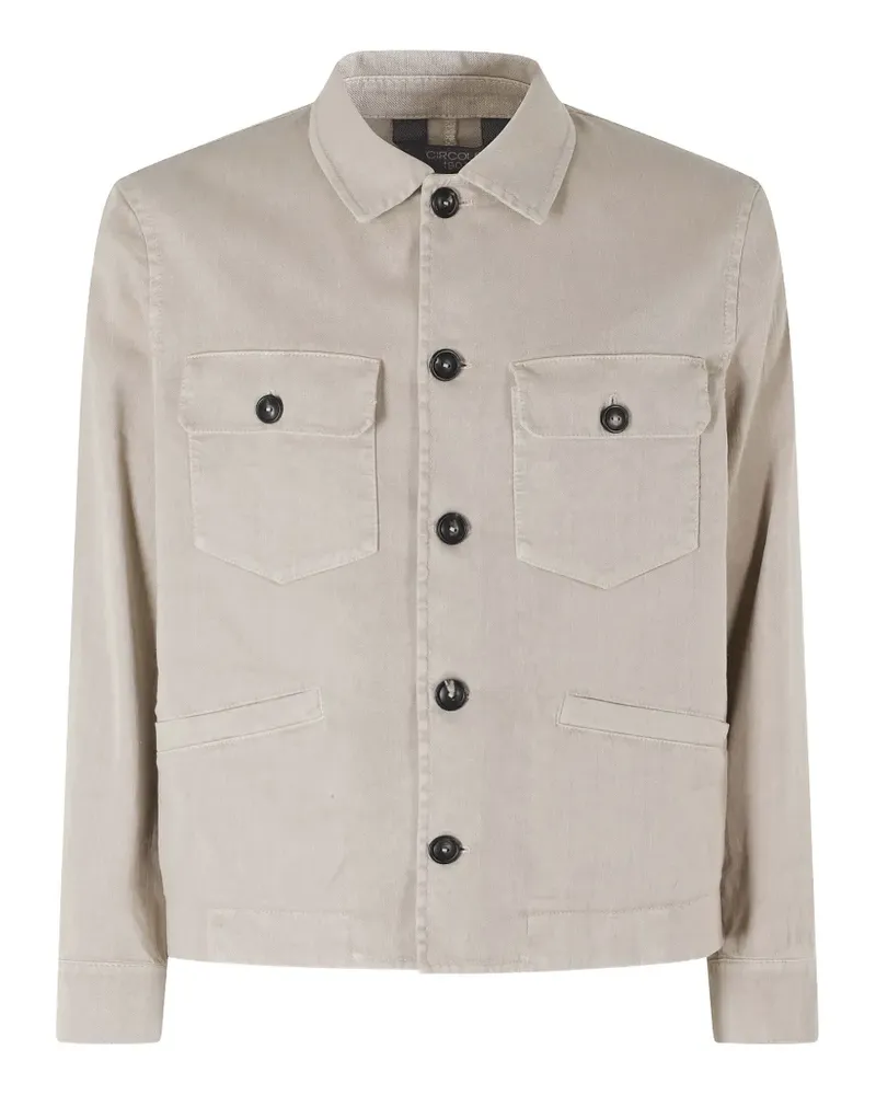 CIRCOLO 1901 button-up pocket-detail jacket - Nude Nude