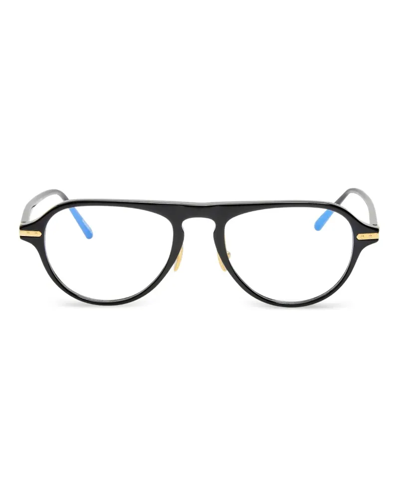 Linda Farrow pilot-frame glasses - Schwarz Schwarz