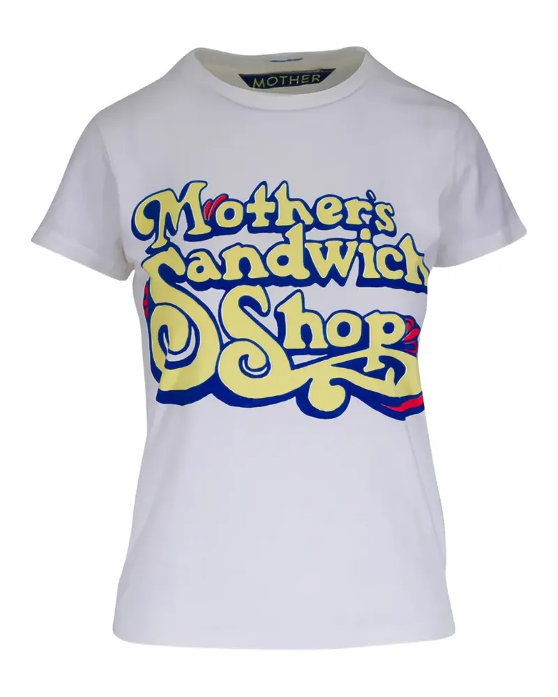 Mother The Boxy Goodie Goodie T-Shirt - Weiß Weiß