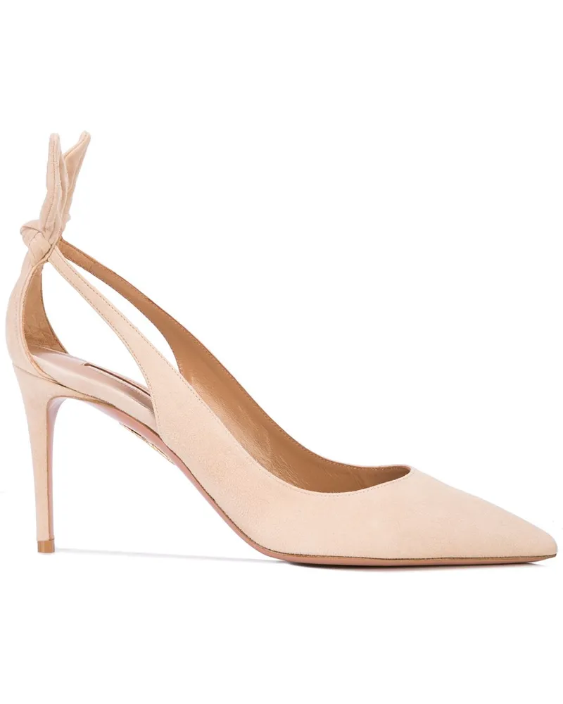 Aquazzura Bow Tie' Pumps - Nude Nude