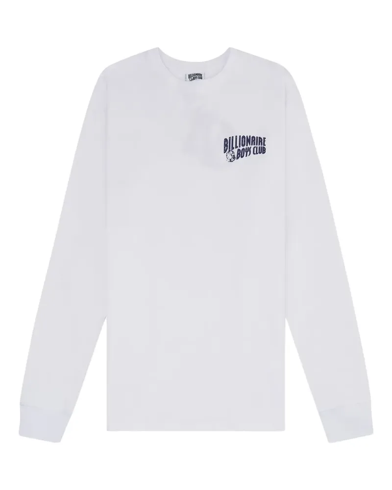 Billionaire Boys Club Langarmshirt mit Logo-Print - Weiß Weiß