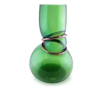 Polierte Vase - Grün