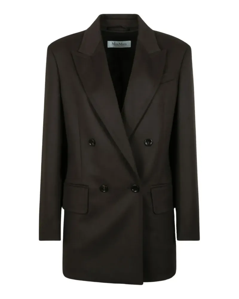 Max Mara Olimpia double-breasted jacket - Braun Braun