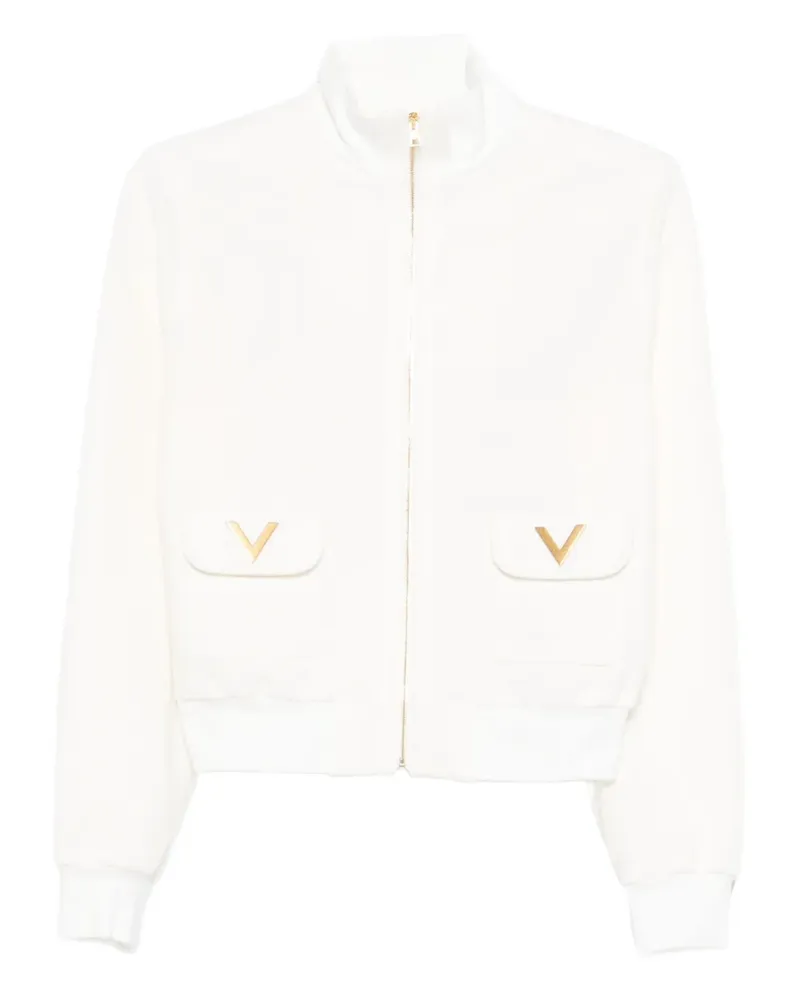 Valentino Garavani Sweatshirt mit Reißverschluss - Weiß Weiß