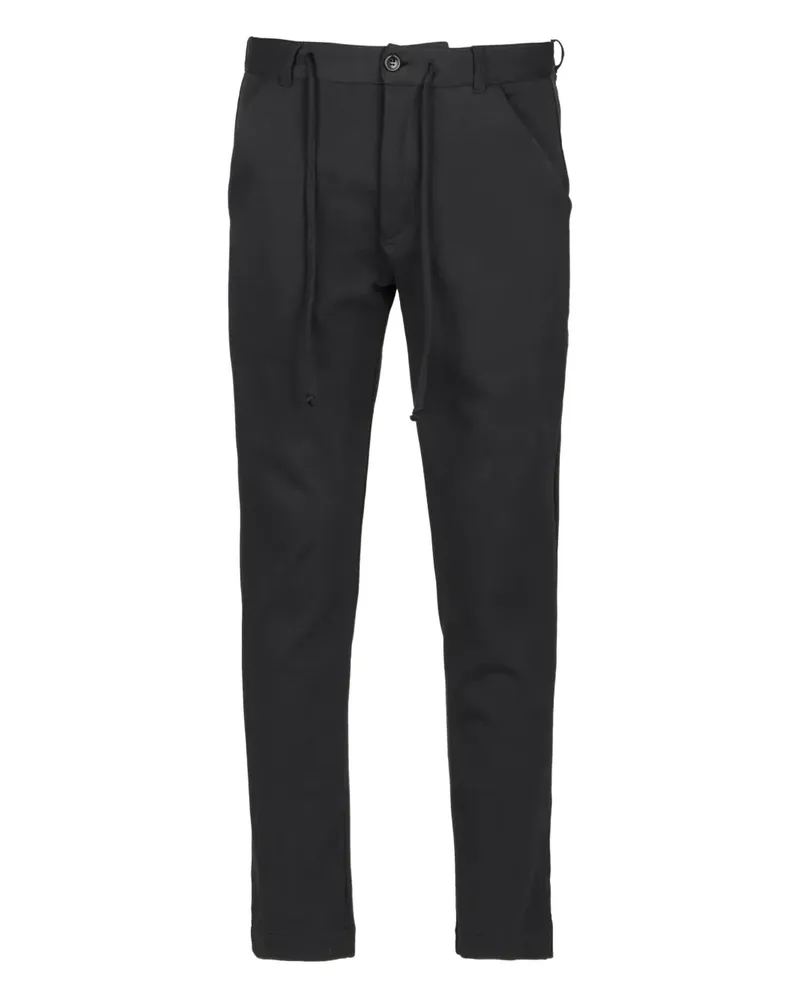 Hannes Roether drawstring tailored trousers - Schwarz Schwarz