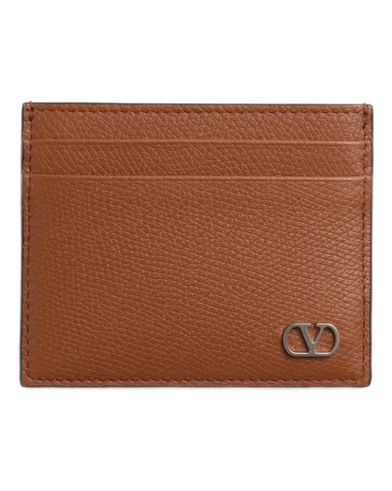 Valentino Garavani VLogo Signature Kartenetui - Braun Braun