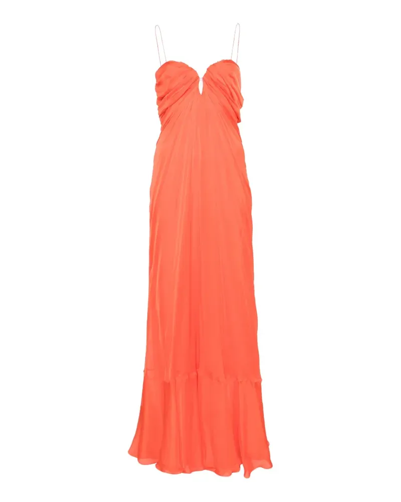 Raquel Diniz New Sambra ruched dress - Orange Orange