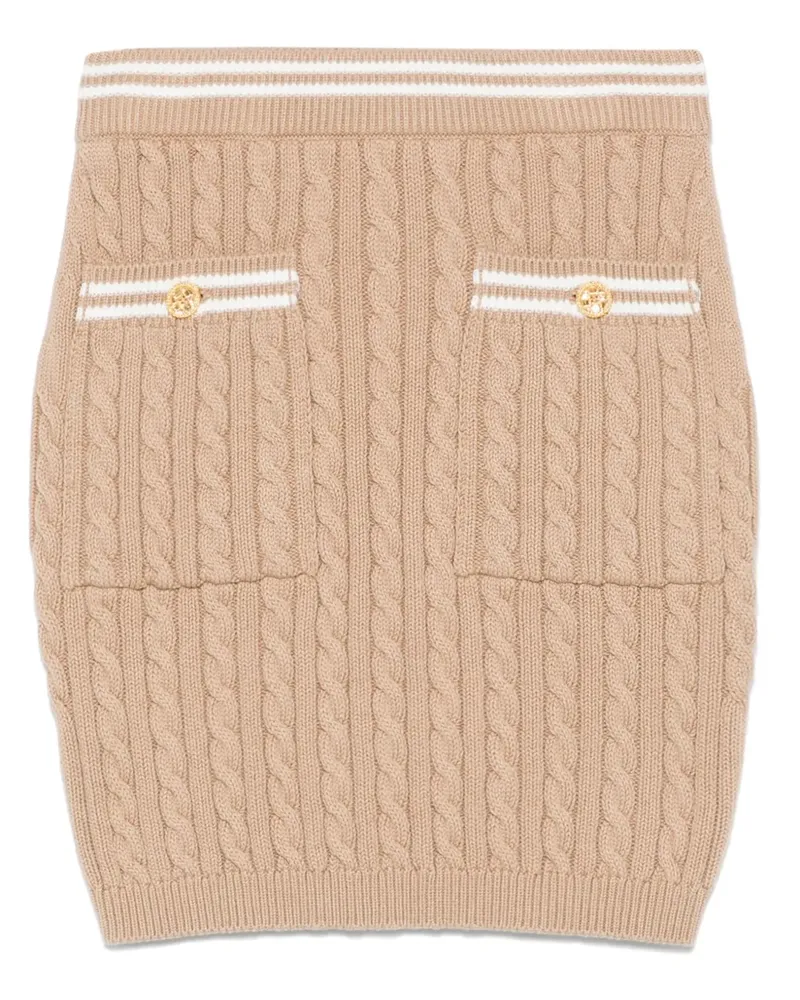 Alessandra Rich Klassischer Minirock - Braun Braun